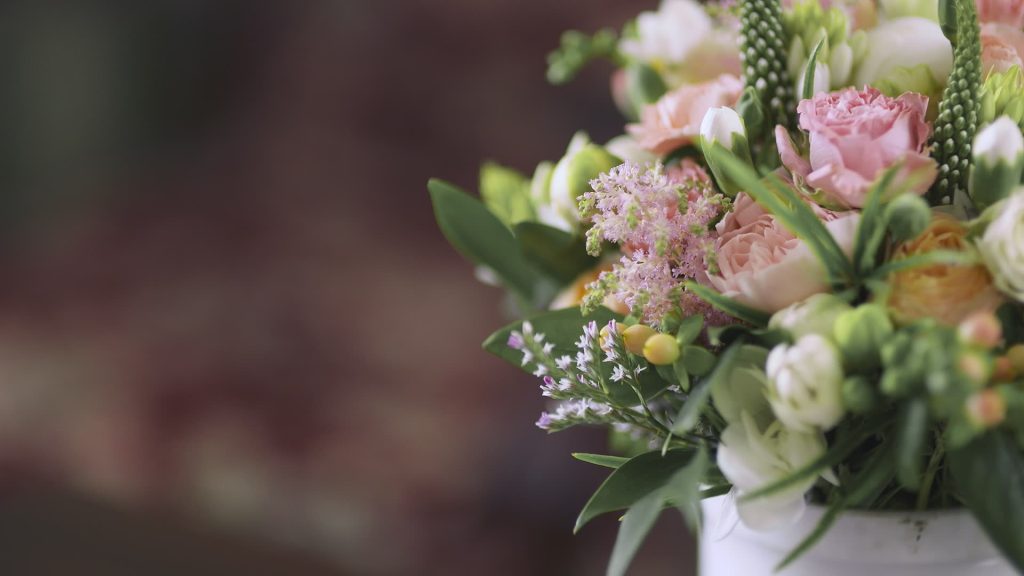 Flowers hand-tied in our Marylebone studio