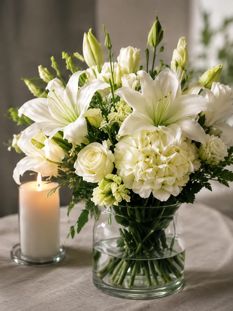 Sympathy flowers by Flowers By Lovely