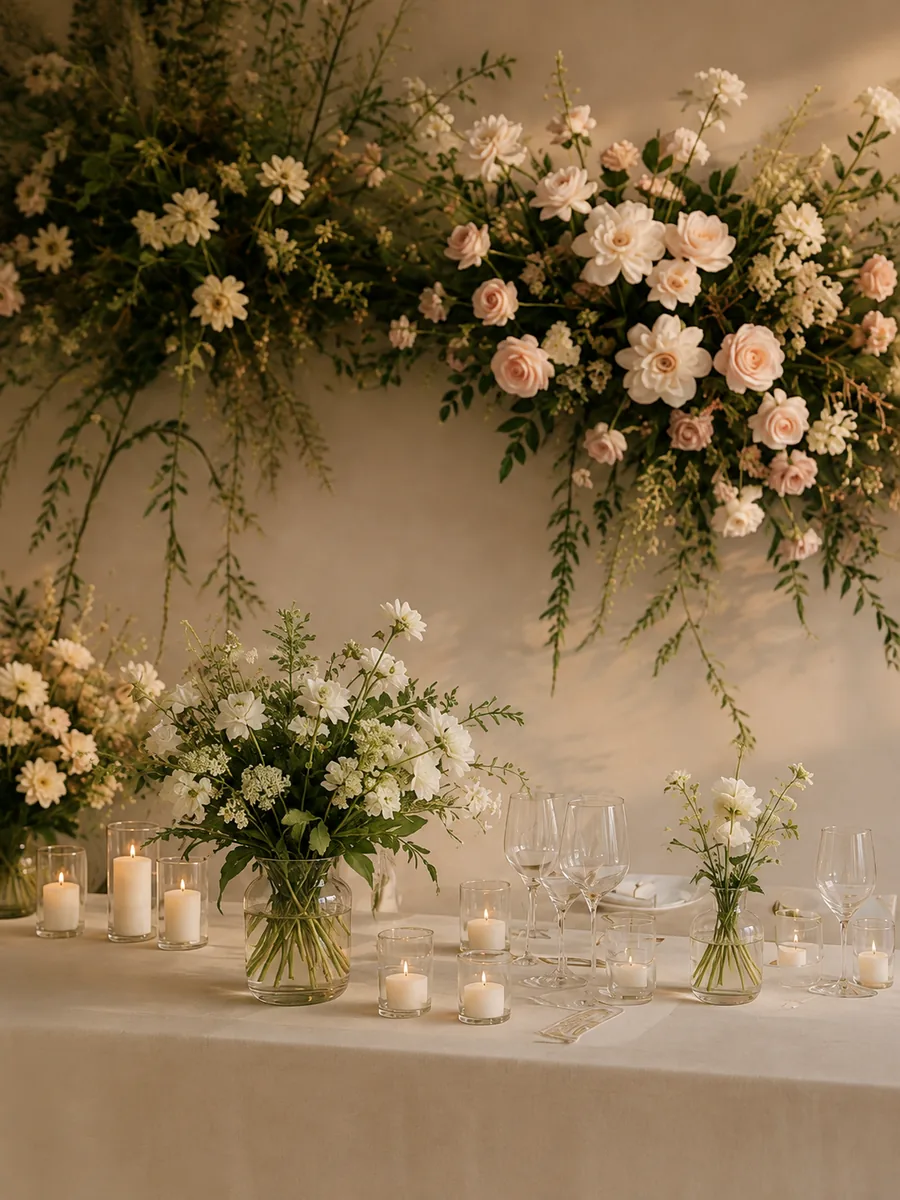 Event floral installation