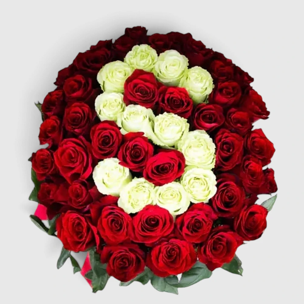 Letter in the box with roses